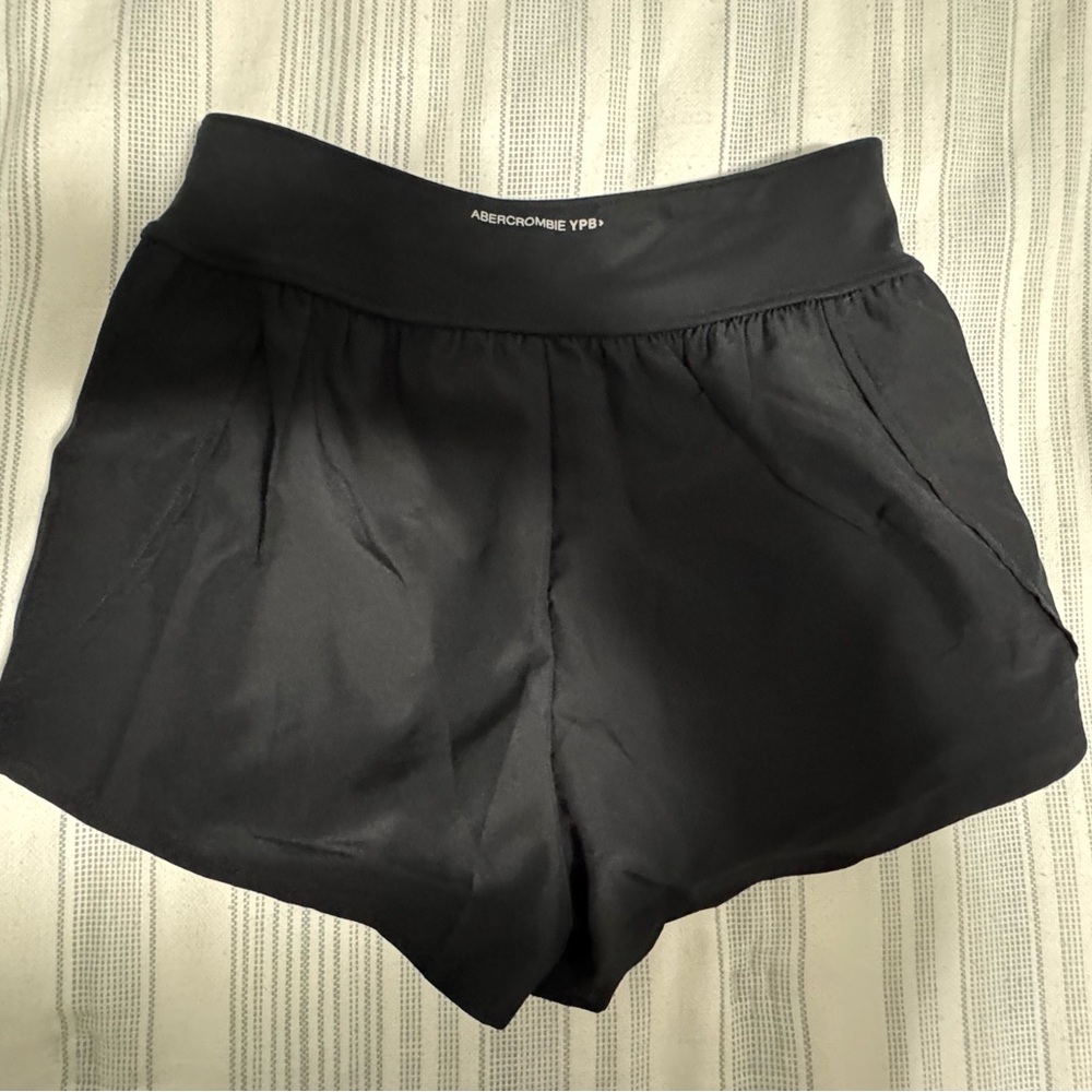 Abercrombie Kids Black Athletic Shorts